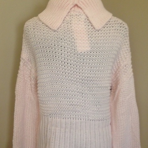 LAST 1❗️NWT Chunky Pink Oversized Sweater - Picture 5 of 5